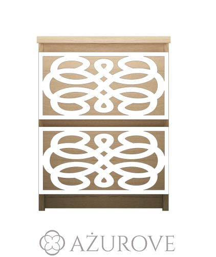 AŻUROVE.PL_Panel dekoracyjny do komody IKEA MALM_M2.06