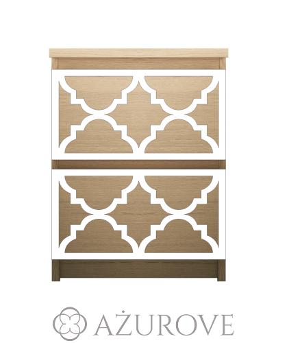 AŻUROVE.PL_Panel dekoracyjny do komody IKEA MALM_M2.54