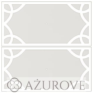 AŻUROVE_panel dekoracyjny do szuflad IKEA KALLAX_wz.62_ROSE_A