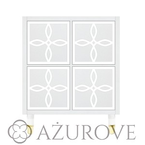 Panel dekoracyjny - WZ.33 - CAROLINE -  do drzwiczek IKEA KALLAX