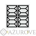 AŻUROVE_panel dekoracyjny do komody IKEA  KALLAX_wz.35_DIANA_black.jpg