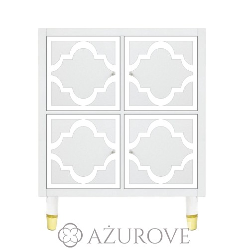 AŻUROVE_panel dekoracyjny do komody IKEA  KALLAX_wz.46_FERGIE_white.jpg