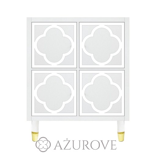 AŻUROVE_panel dekoracyjny do komody IKEA  KALLAX_wz.52_CHLOE_white.jpg