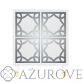 AŻUROVE_panel dekoracyjny do komody IKEA  KALLAX_wz.62_ROSE_silver.jpg