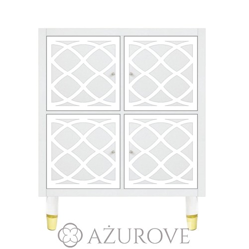 AŻUROVE_panel dekoracyjny do komody IKEA  KALLAX_wz.67_ELEONORA_white.jpg