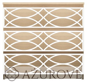 Panel dekoracyjny - WZ.59 -  do komody IKEA MALM z 3-4-6 szufladami