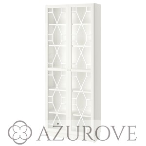Komplet 4 paneli dekoracyjnych - WZ. 75 LUDWIK -  do regału IKEA BILLY OXBERG