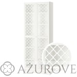 Komplet 4 paneli dekoracyjnych - WZ. 52 CHLOE 2 -  do regału IKEA BILLY OXBERG