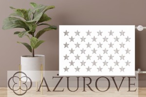 Maskownica ażurowa na grzejnik - WZ.GWIAZDKI