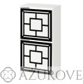 AŻUROVE.PL_Panel dekoracyjny do szafki na buty IKEA BISSA2_wz.09_czarny.jpg