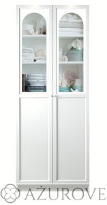 Komplet 2 paneli dekoracyjnych - WZ. 81 TAMIZA  -  do regału IKEA BILLY OXBERG - górna szyba