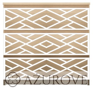 Panel dekoracyjny - WZ.64 -  do komody IKEA MALM z 3-4-6 szufladami