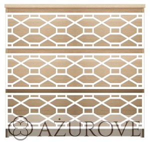 Panel dekoracyjny - WZ.66 -  do komody IKEA MALM z 3-4-6 szufladami