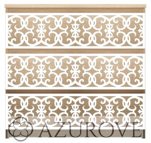 Panel dekoracyjny - WZ.70 -  do komody IKEA MALM z 3-4-6 szufladami