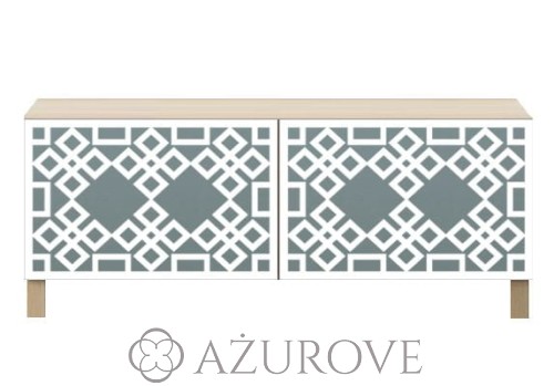 AŻUROVE.PL_Panel dekoracyjny do komody IKEA BESTA 25,5cm x 59,5cm_B2.03_biały.jpg