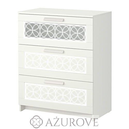 Panel dekoracyjny do komody IKEA BRIMNES 2 wz. 02-JASMINE