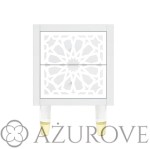 Komplet 2 paneli dekoracyjnych - WZ.86 LEYA - do szuflad IKEA KALLAX