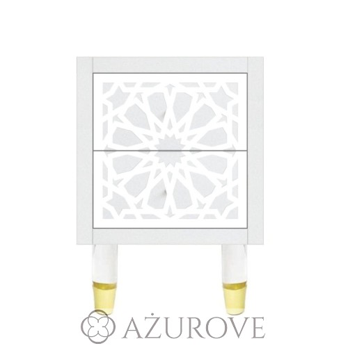 AŻUROVE_panel dekoracyjny do szuflad IKEA KALLAX_wz.86_LEYA_biały.jpg