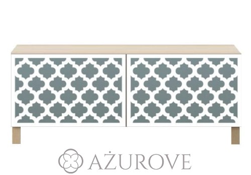 AŻUROVE.PL_lustro złote do komody IKEA BESTA 38cm x 59,5cm_biały.jpg