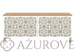 Panel ażurowy - WZ.01 - AMIRA - do IKEA BESTA 38cm x 59,5cm