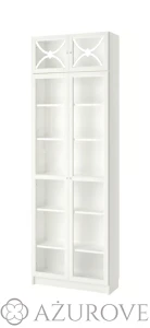 Komplet 2 paneli dekoracyjnych - WZ. 65 MEGHAN 1 - do regału IKEA BILLY OXBERG - nadstawka