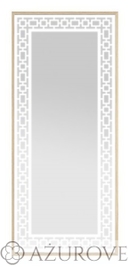 Ażurowa prostokątna rama - panel do lustra o wymiarze 70cm x 160cm - WZ.34 -  KIM